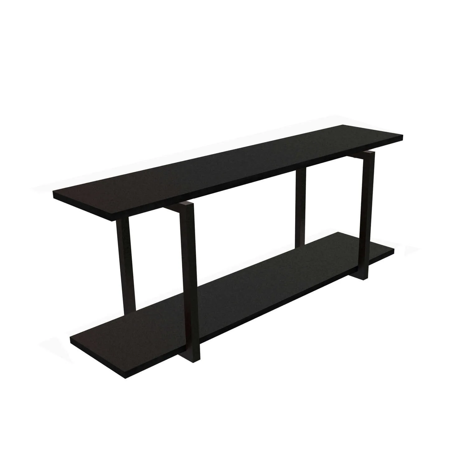 Estante Industrial 2 Repisas 90x20 cm Cafe