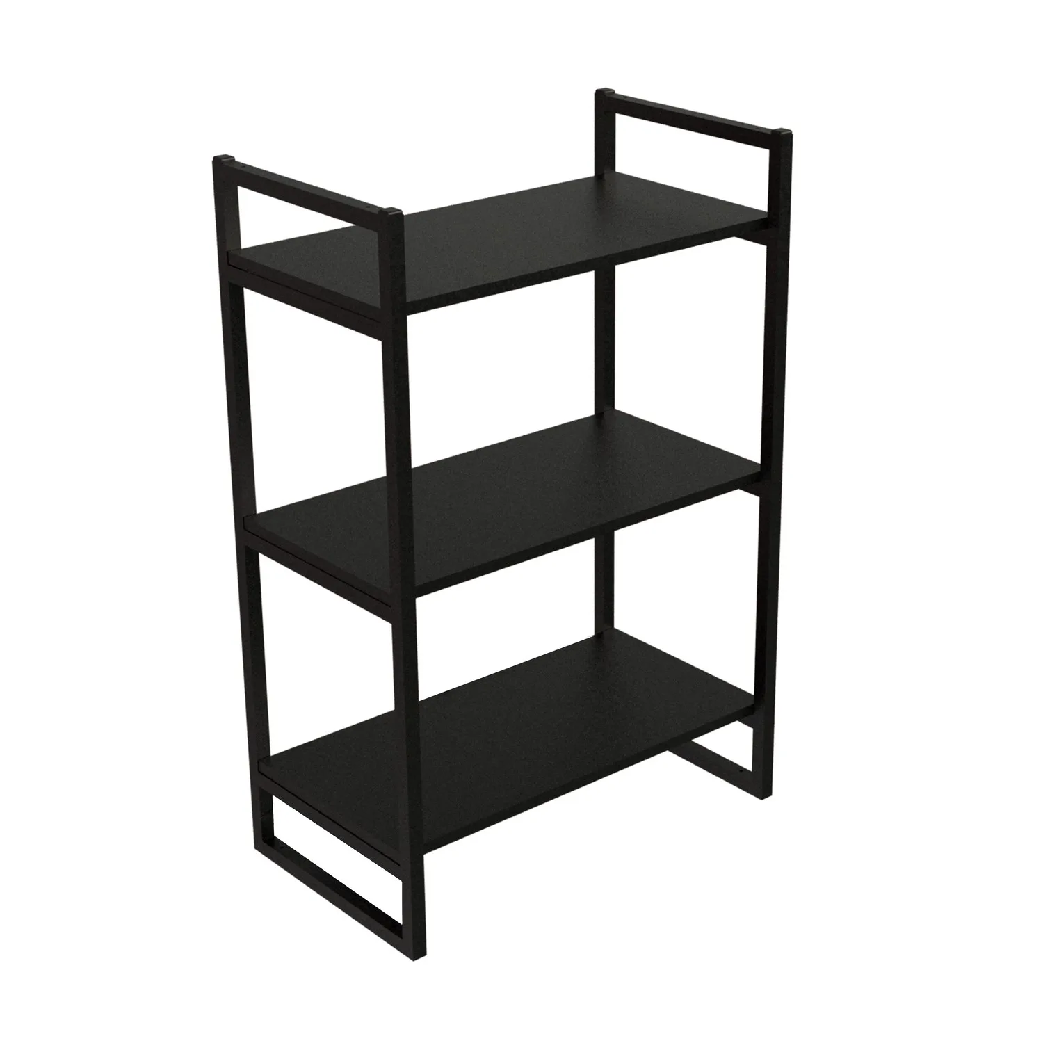 ESTANTE INDUSTRIAL 3 REPISAS 60cm x 30cm CAFE