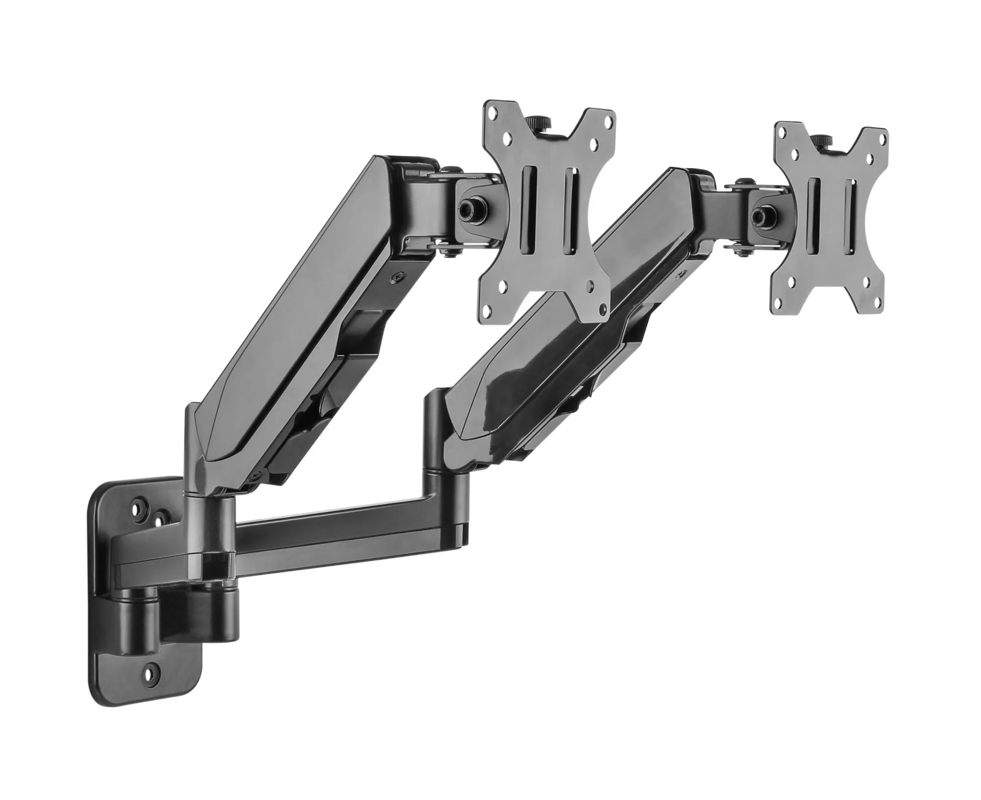 Soporte de Pared para 2 Monitores 17" ~ 32" 18Kg  360° SBRM114D - Brasforma