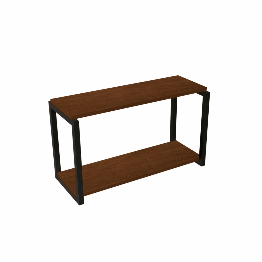 REMATE!! Repisa Flotante Industrial 2 Tablas 60X24,5X24cm CAFE  " Con Detalle"