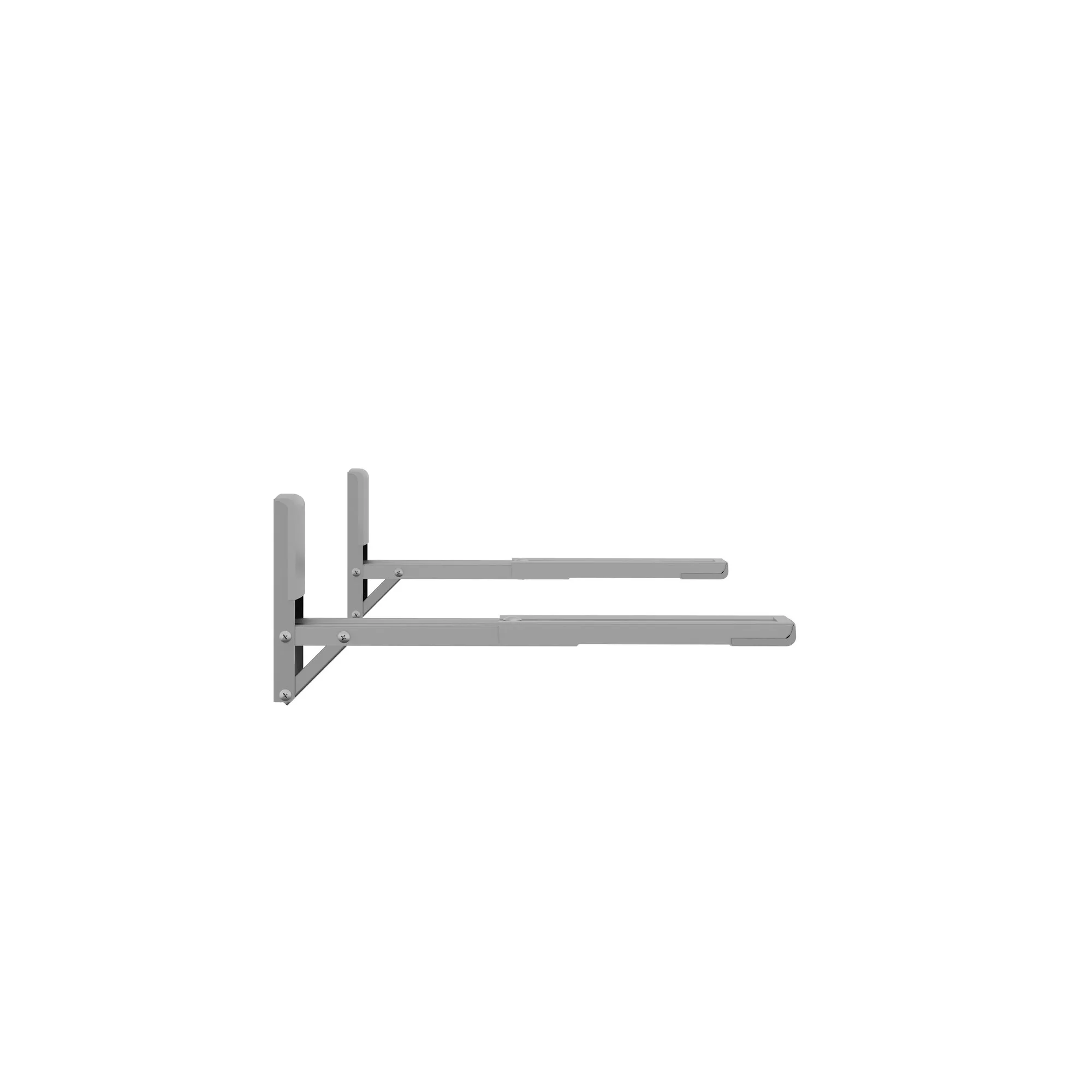 SOPORTE PARA HORNO MICROONDAS  AJUSTABLE 30KG  PLATA SBR3.7 BRASFORMA