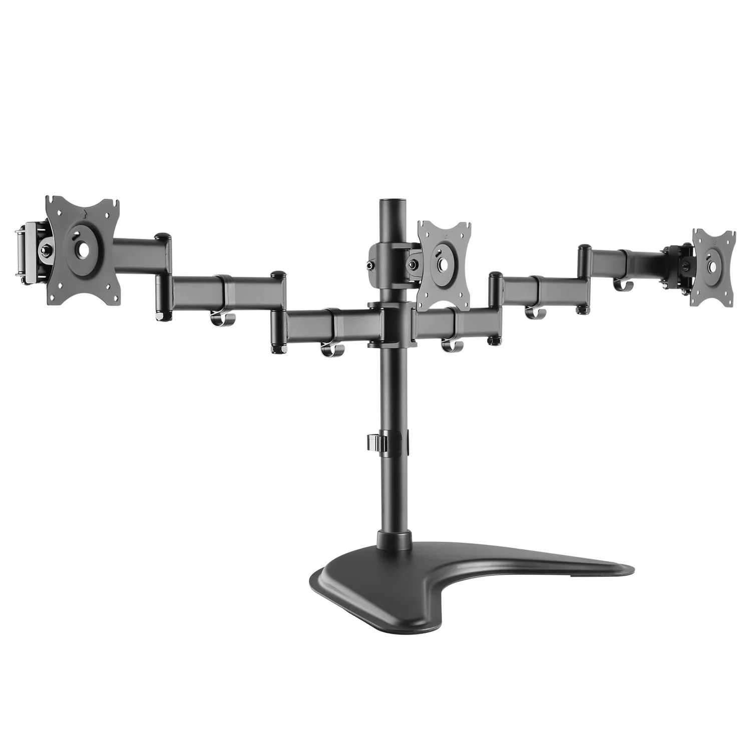 Soporte 3 Monitores  Gamer 13" a 27" Articulado 360°  21 kg