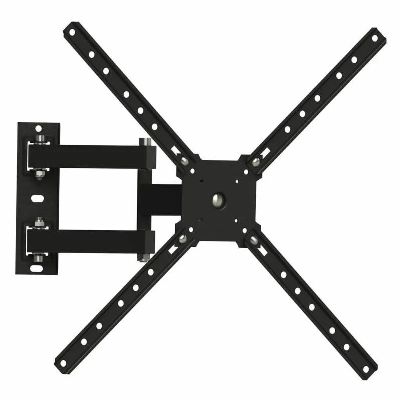 Soporte para TV con brazo de 34cm 10" a 55"- GIRO 360° Inclinable - SBRP1040 Brasforma