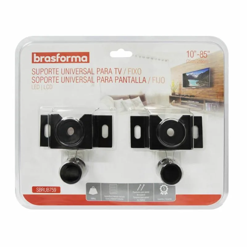 Soporte TV - 10” a 85” UNIVERSAL 100KG SBRUB759