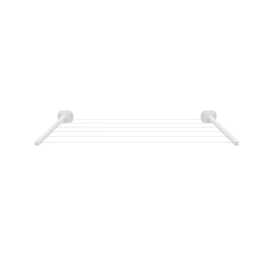 Tendedero Para Muro 100 X 60cm Blanco Brasforma