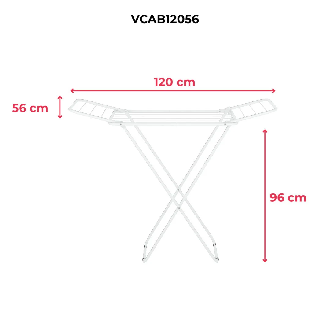 Tendedero Piso Plegable  120x56cm  12kg  Brasforma