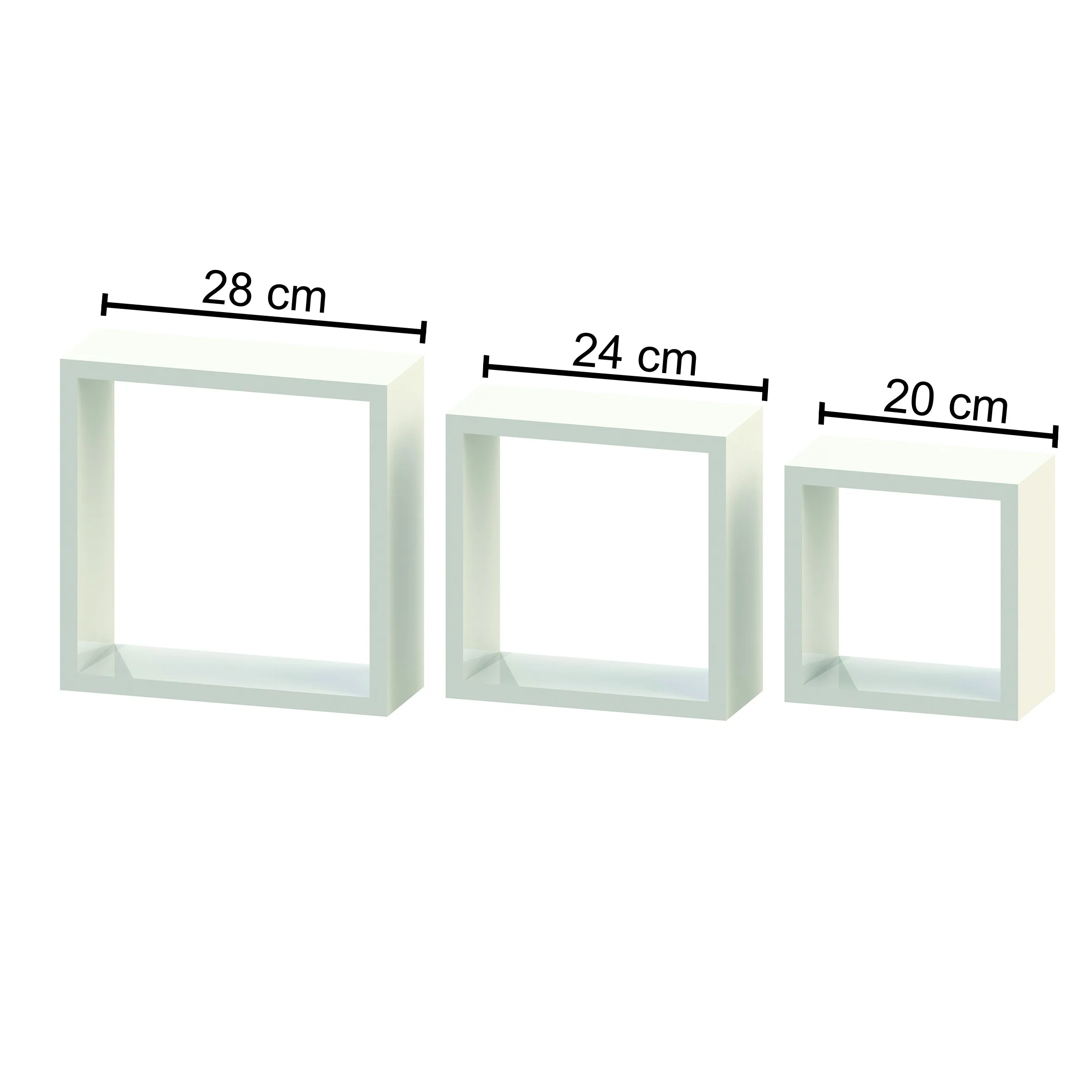 Set  Repisas  Cubos  Decorativos  x 3  -  15kg c/u