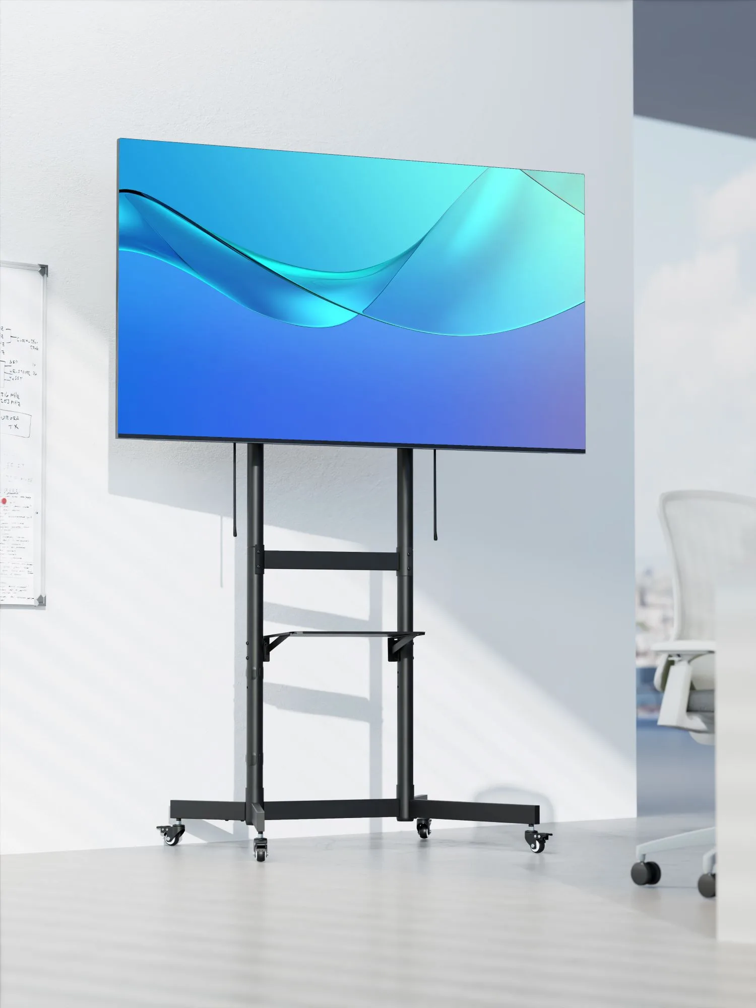 Pedestal de TV para 55" a 100"  70kg Inclinable y Ajustable - SBRCR1044 Brasforma