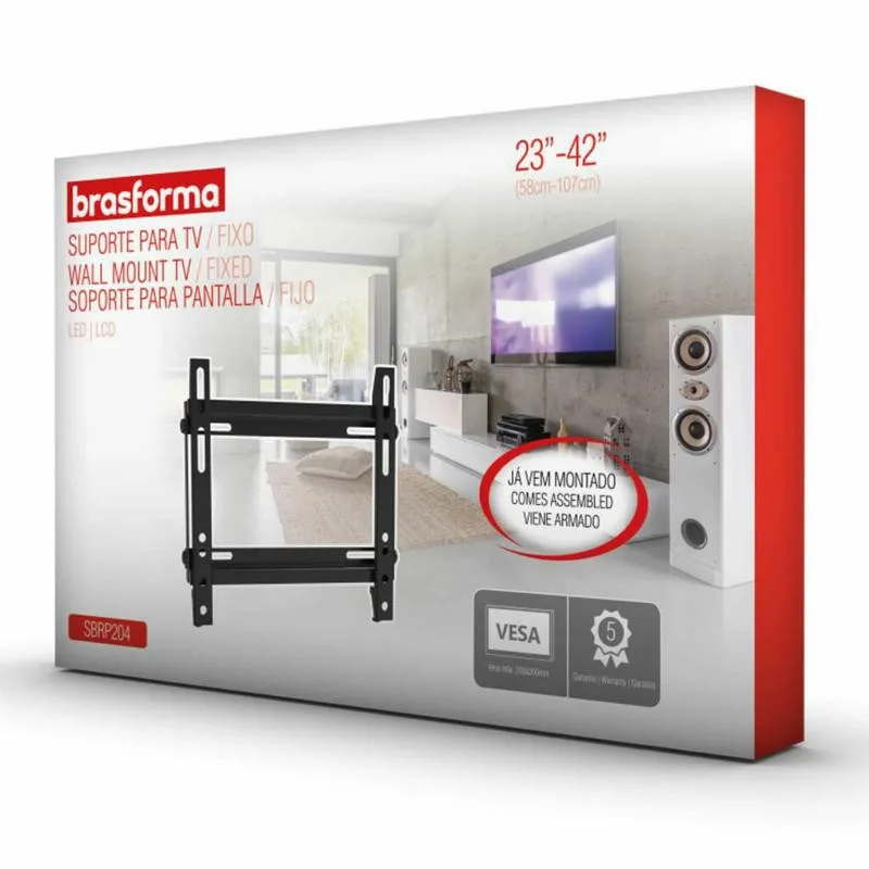 Soporte TV FIJO ULTRA SLIM - 23" a 42" -  SBRP204