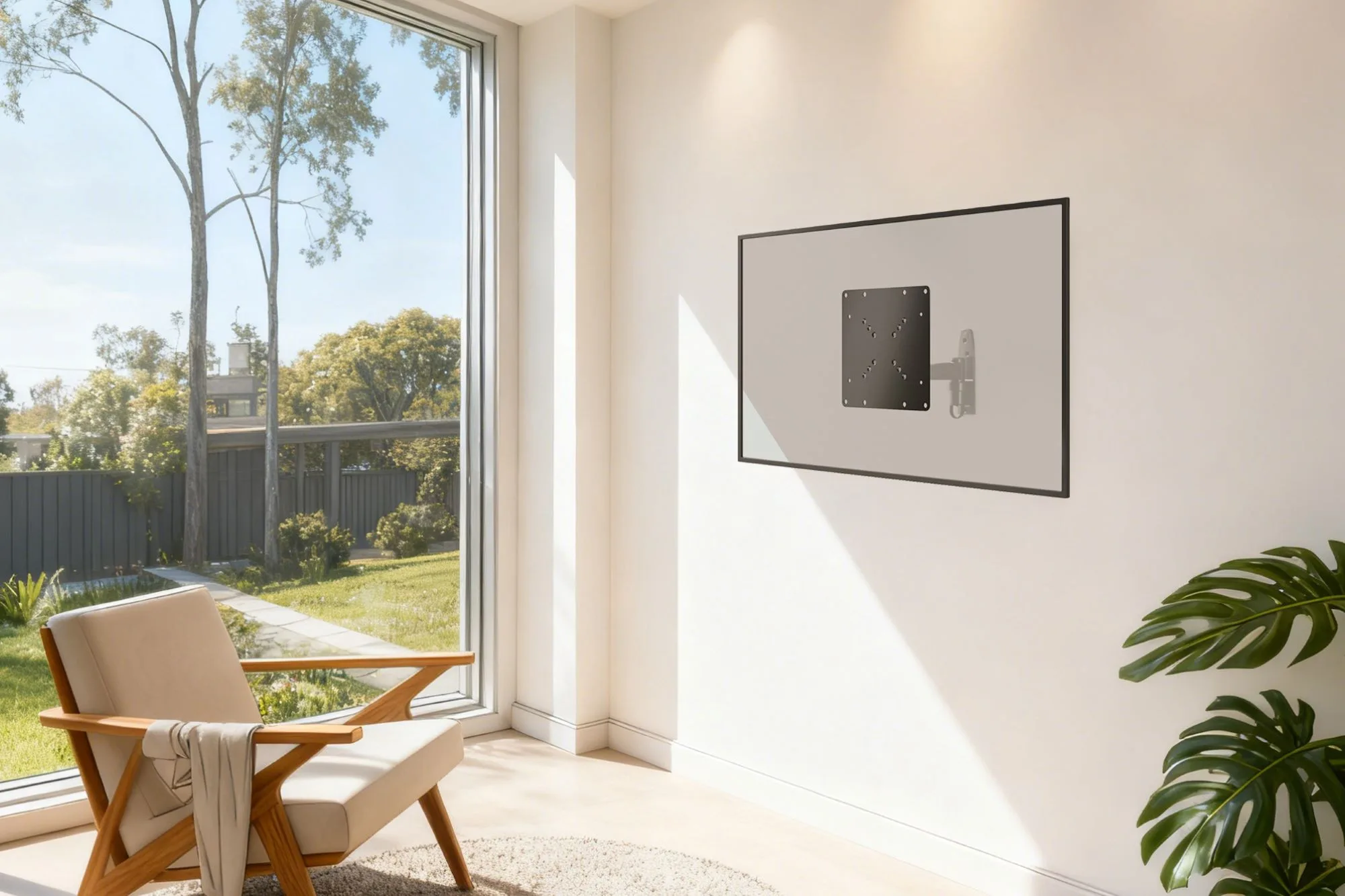 Placa VESA hasta 200x200  30Kg  SBRVA-201C  Brasforma