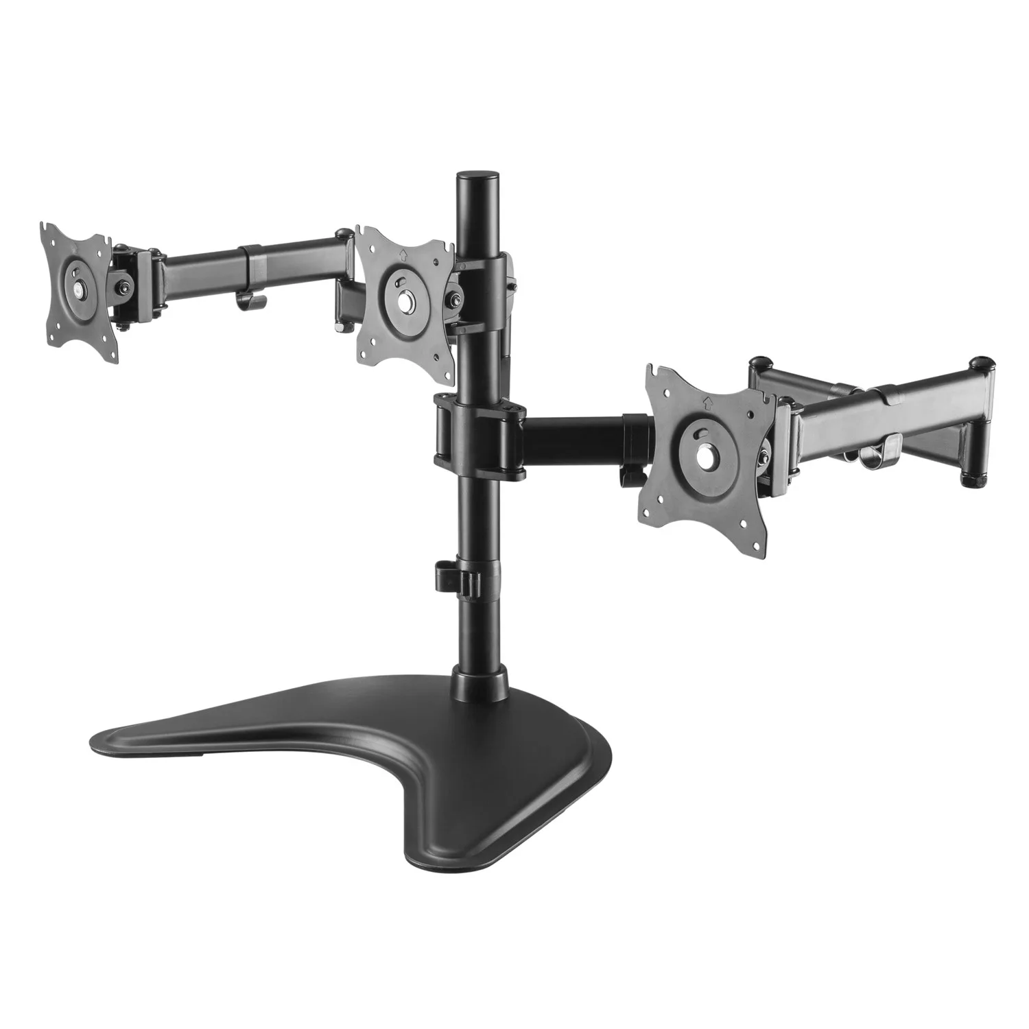 Soporte 3 Monitores  Gamer 13" a 27" Articulado 360°  21 kg
