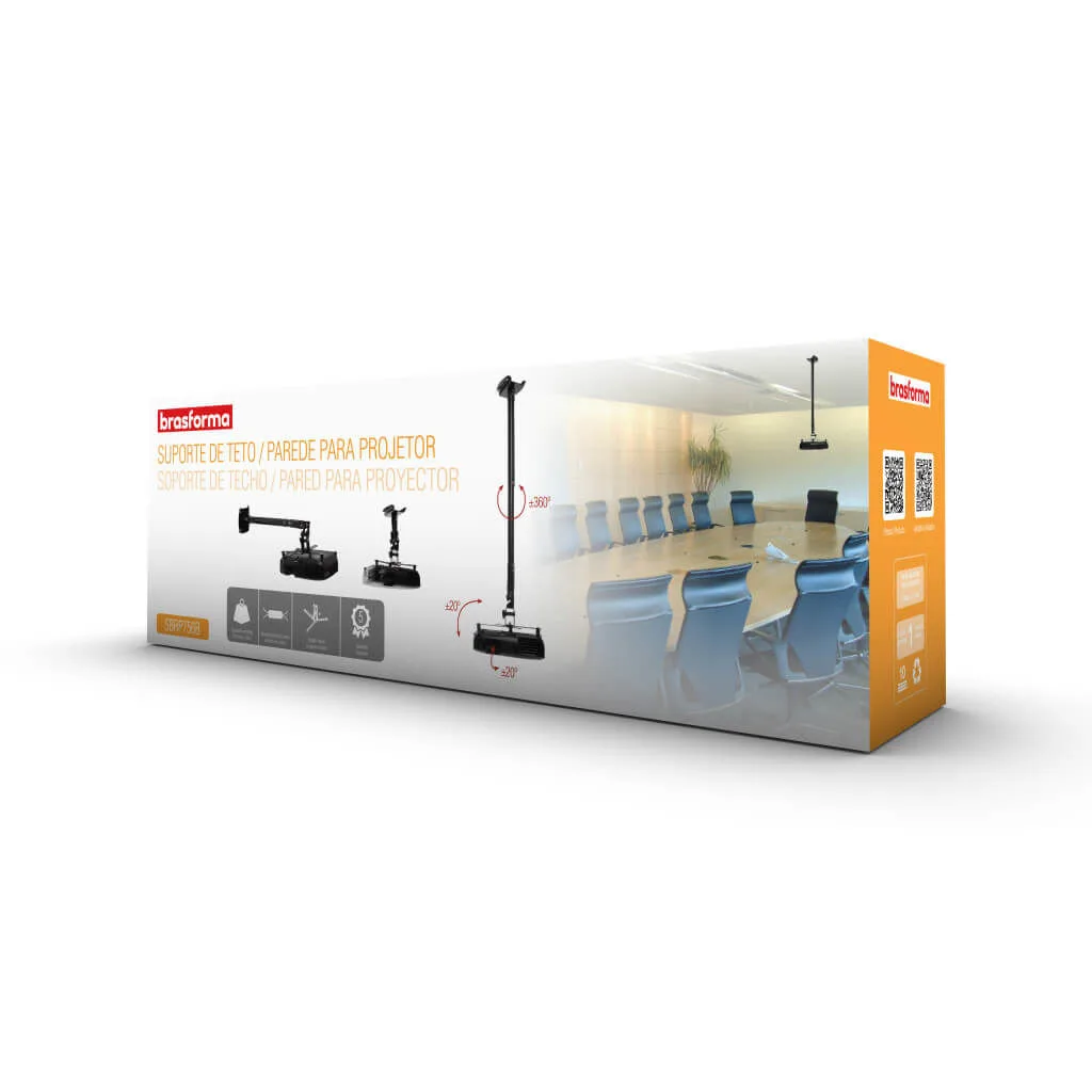 OFERTA! Soporte de Proyector blanco  con Brazo 90cm  CON DETALLE!