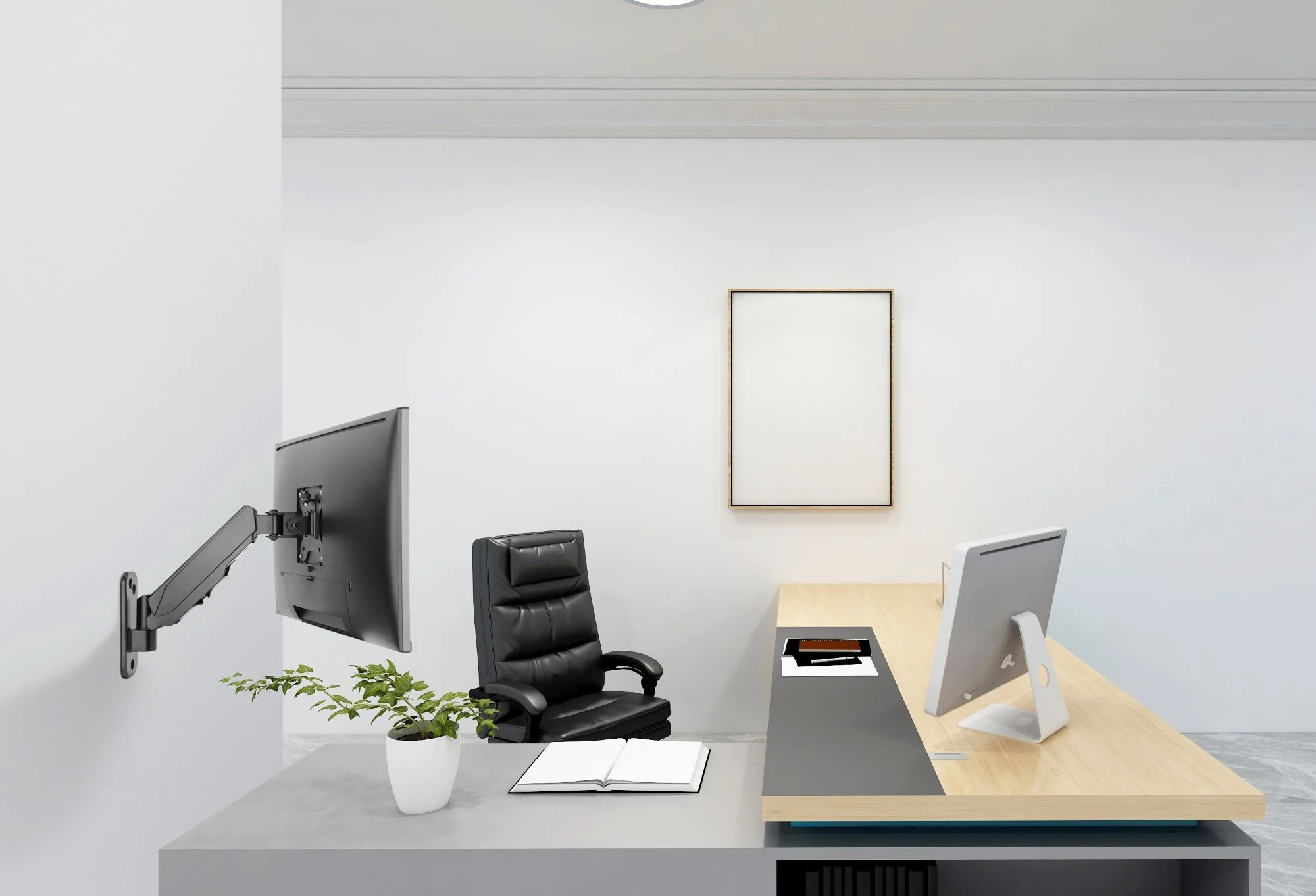Soporte de Pared para Monitor  17"~32"  9kg  360°  SBRM714 - Brasforma
