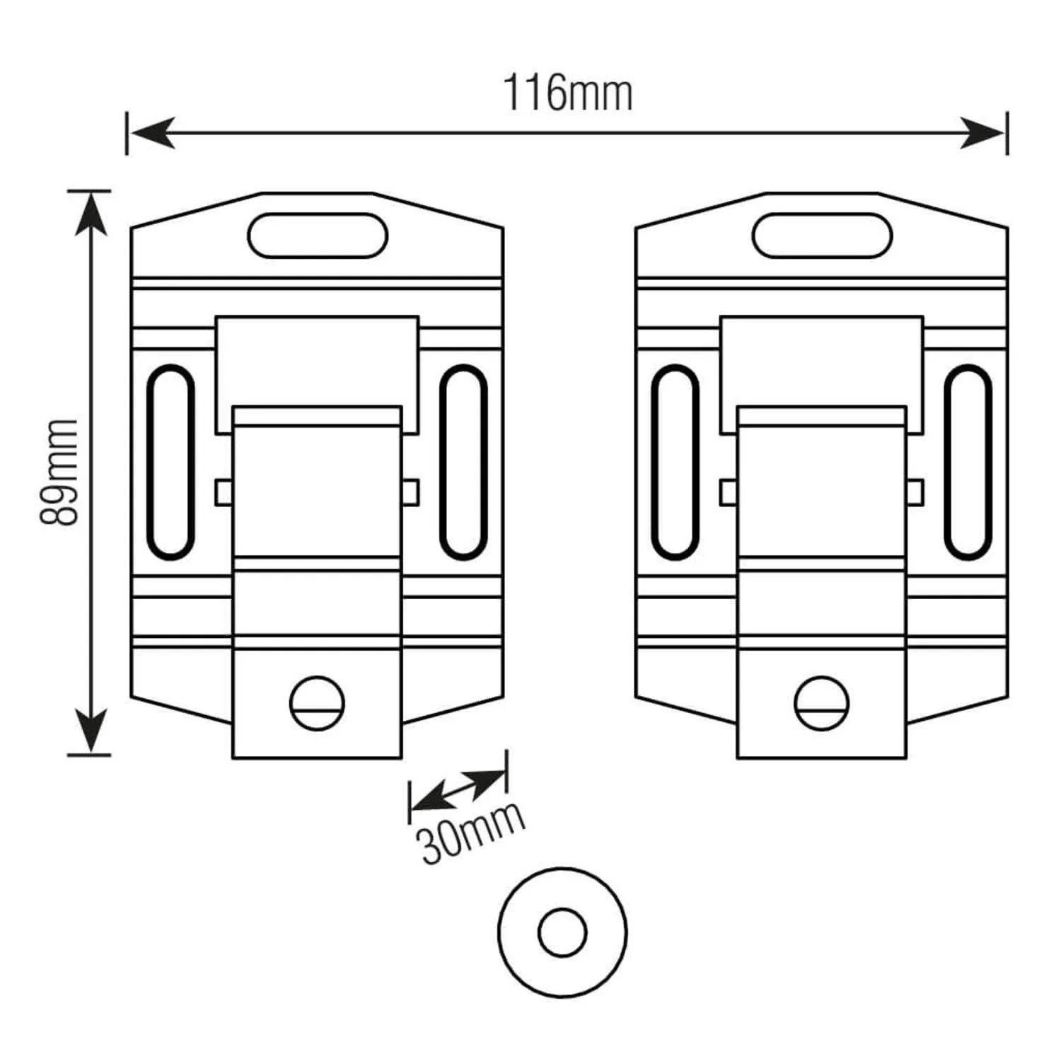 Soporte Universal Carga Maxima 100kg 10" a 85 " BRASFORMA