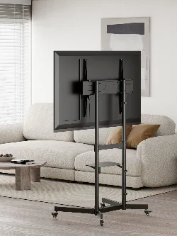 Pedestal de TV para 55" a 100"  70kg Inclinable y Ajustable - SBRCR1044 Brasforma