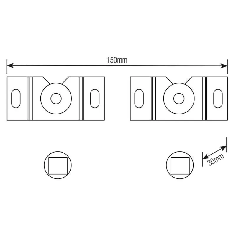 Soporte  TV - 10” a 85”  UNIVERSAL  100KG   SBRUB759