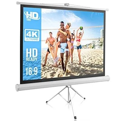 PANTALLA  PROYECTOR CON TRIPODE  2MT X 1,5 MTS