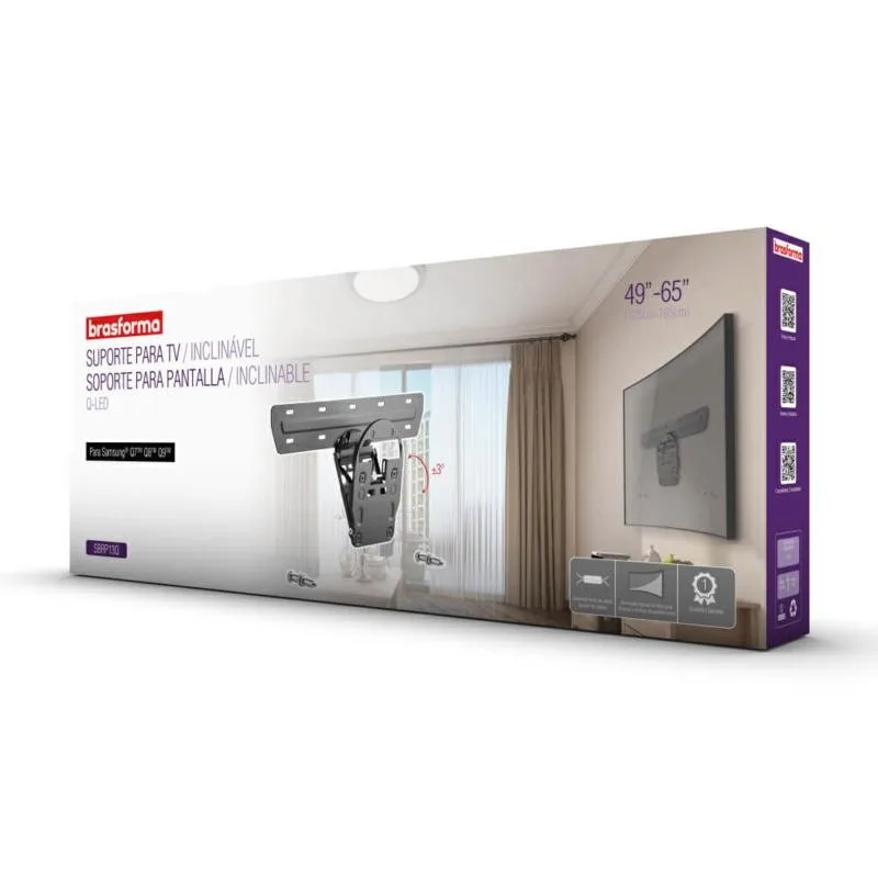 Soporte para TV de 49" a 65"- Samsung QLED  - Q7TM - Q8TM - Q9TM No gap - SBRP13Q