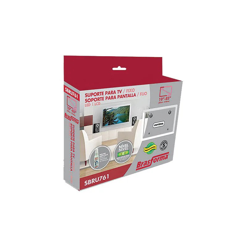remate de muestra !! Soporte Fijo 10” A 71” - 40 KG Universal