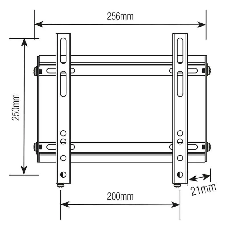 Soporte TV FIJO ULTRA SLIM - 23" a 42" -  SBRP204