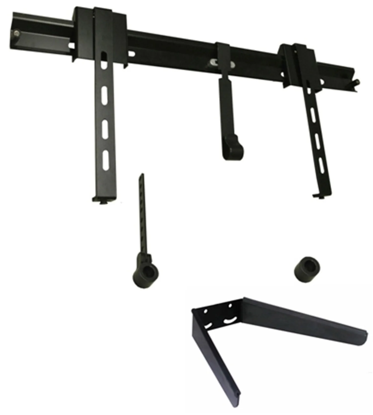 SOPORTE FIJO ULTRA SLIM 37" A 70"  30KG  + SOPORTE DECO SBRP500 BRASFORMA