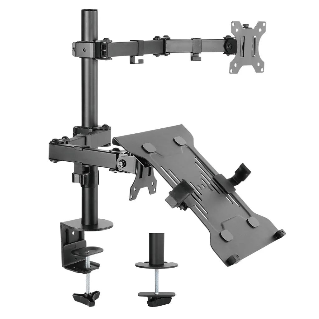 Soporte para monitor y Notebook de 13" a 27"  Brasforma SBRM 715