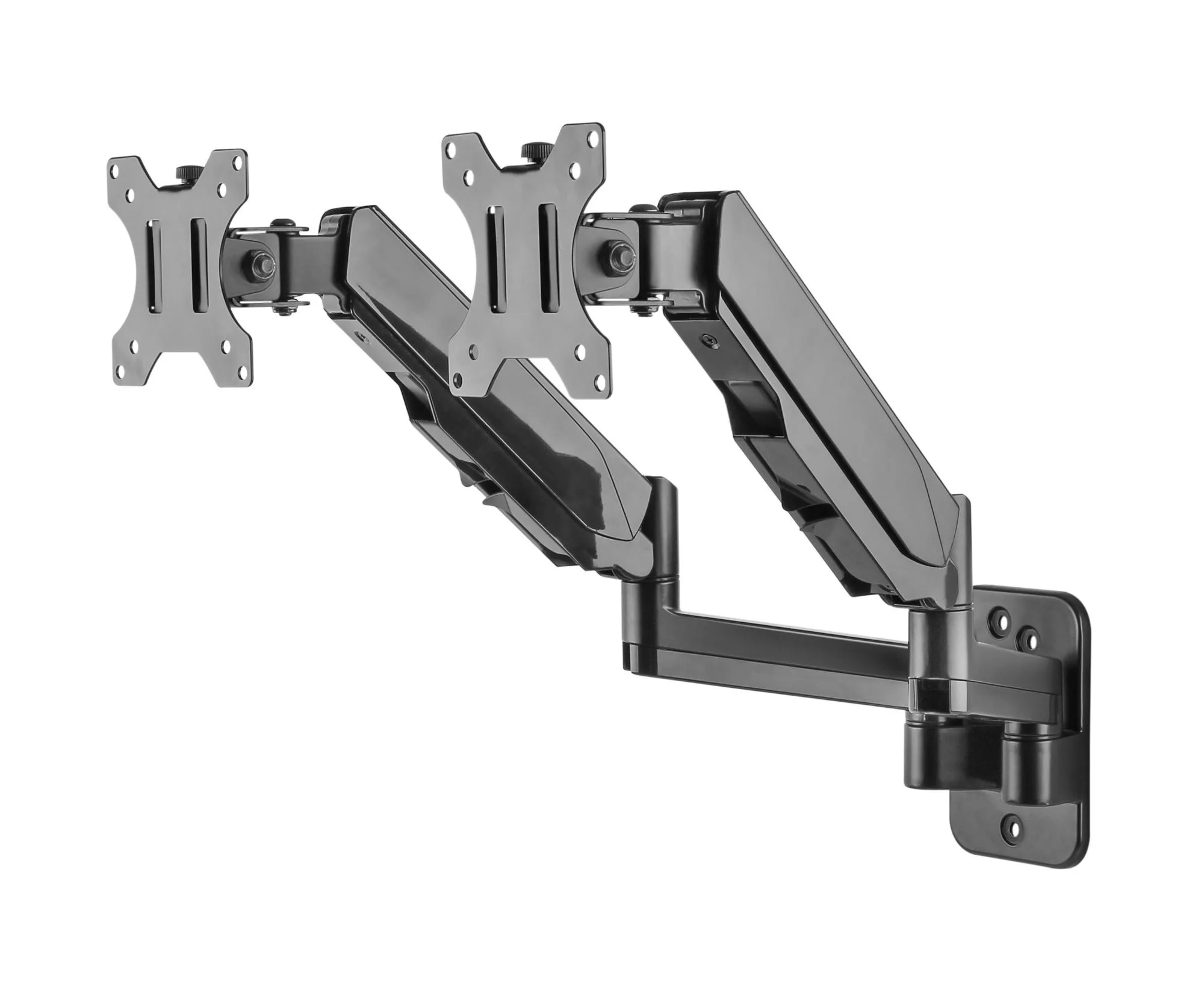 Soporte de Pared para 2 Monitores 17" ~ 32" 18Kg  360° SBRM114D - Brasforma