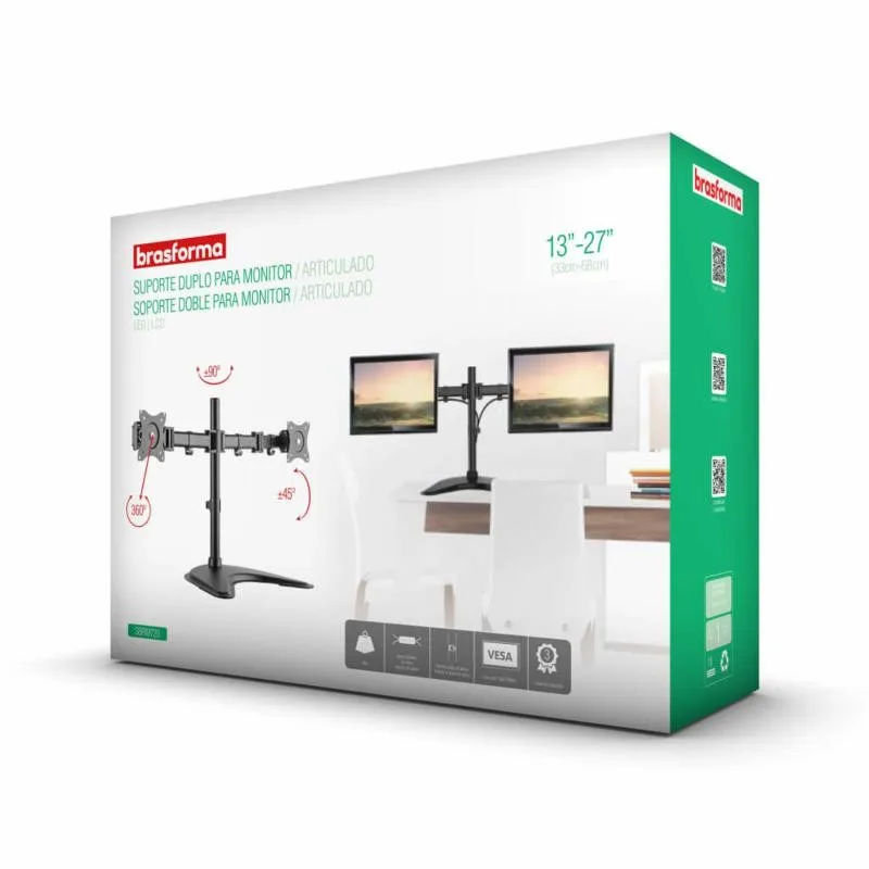 SOPORTE ESCRITORIO DOBLE PANTALLA SBRM 720