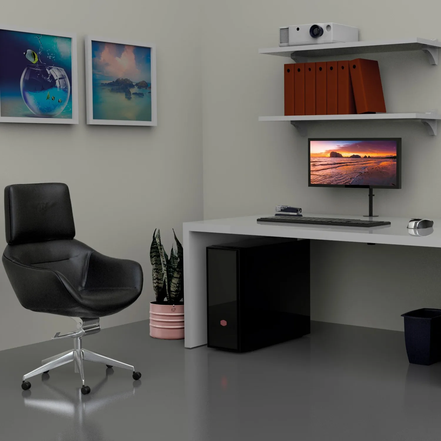 Soporte para monitore -13 "a 27" Orilla de mesa 8kg