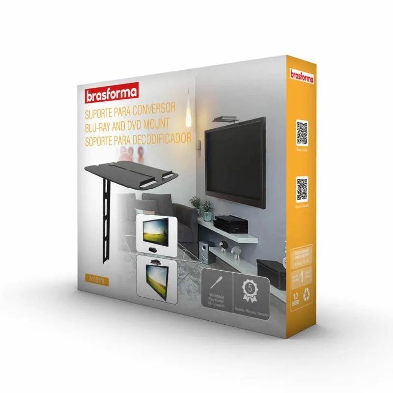 Soporte para Deco - Router a la Pared o TV - 3 kilos  ADVD178  Brasforma