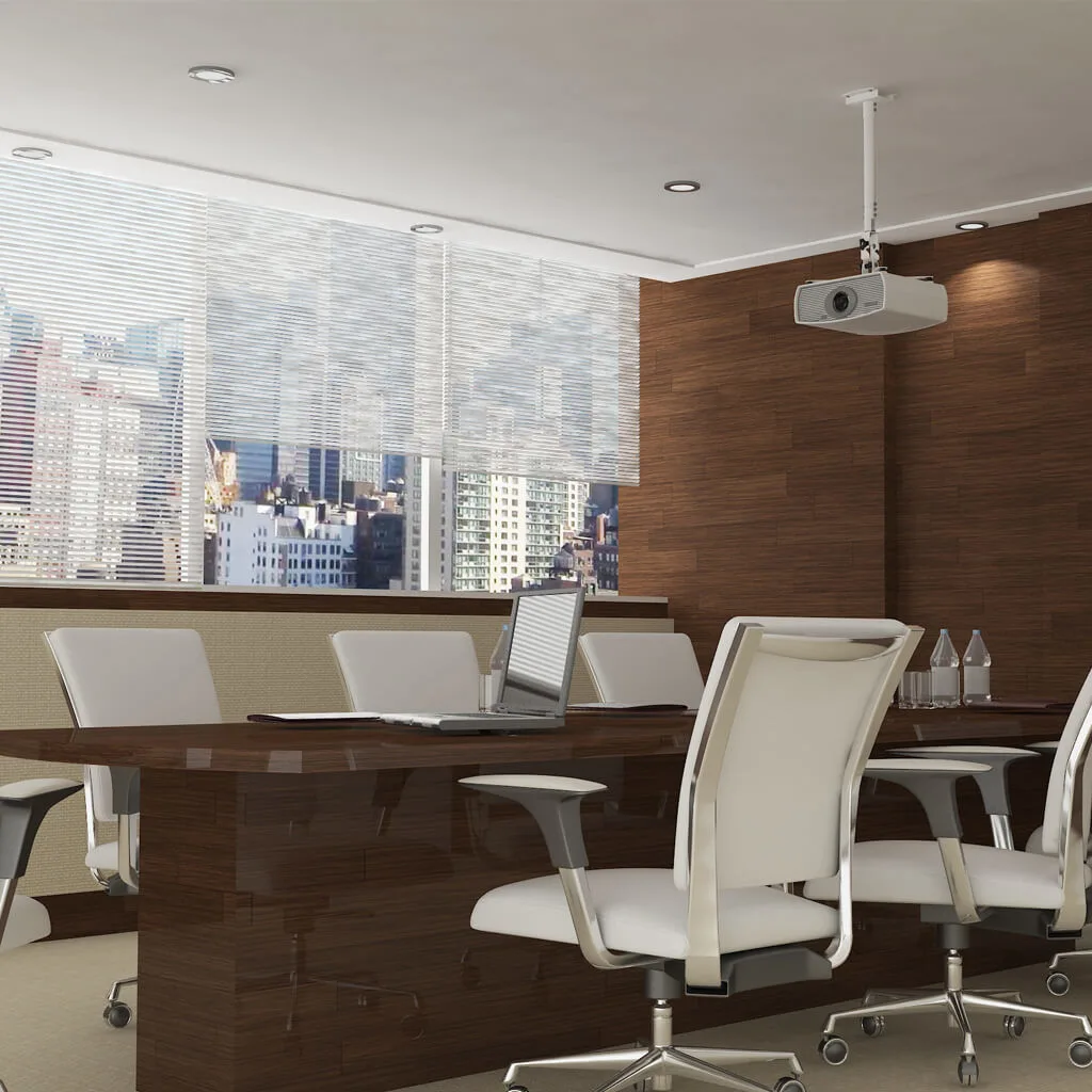 OFERTA! Soporte de Proyector blanco  con Brazo 90cm  CON DETALLE!