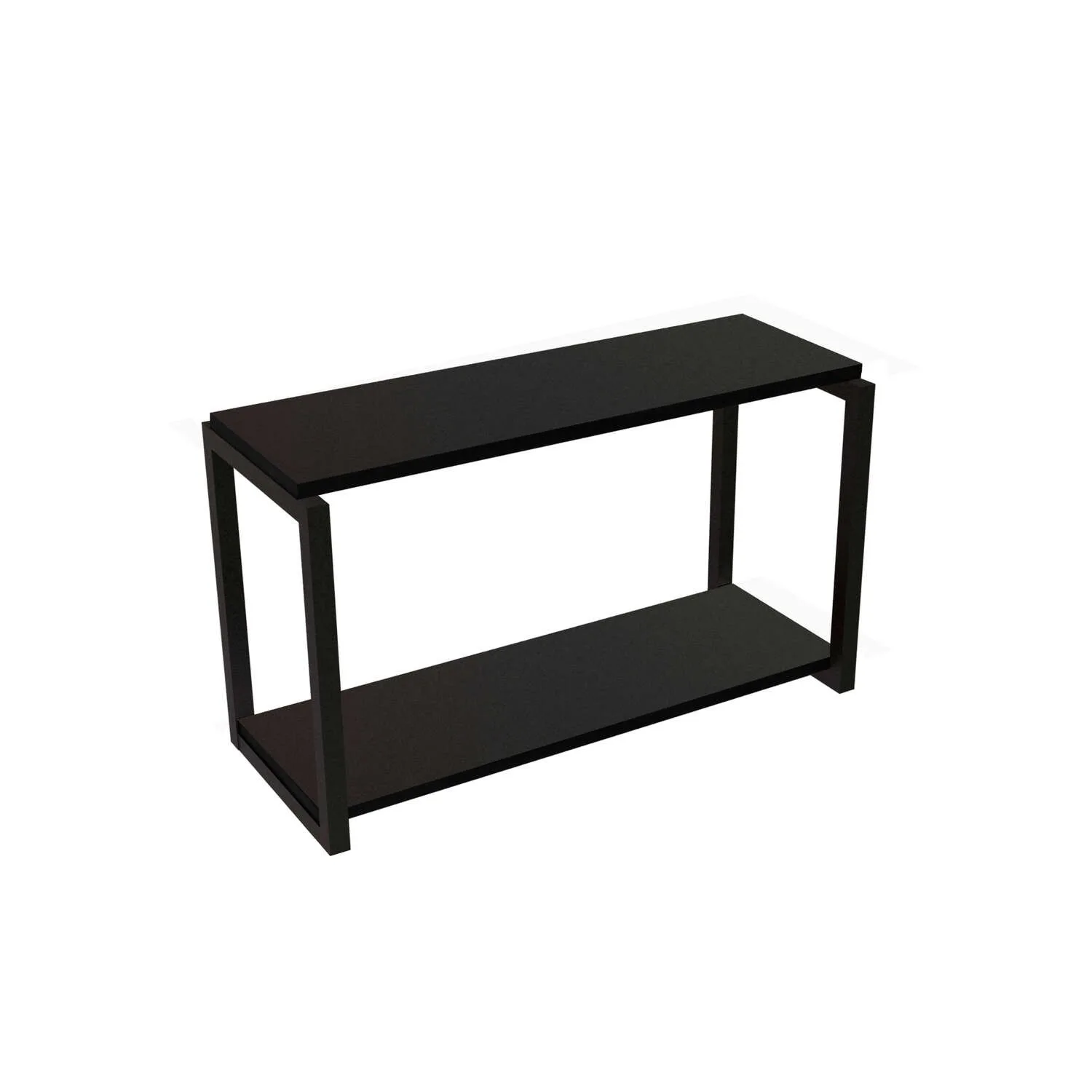 Estante Industrial 2 Repisas 60x20 cm NEGRO 20kg