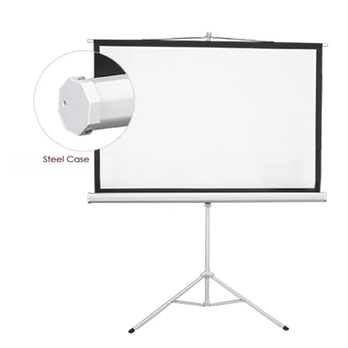 Pantalla para proyector  - Con Trípode 100"  4:3 SBRTP100 Brasforma