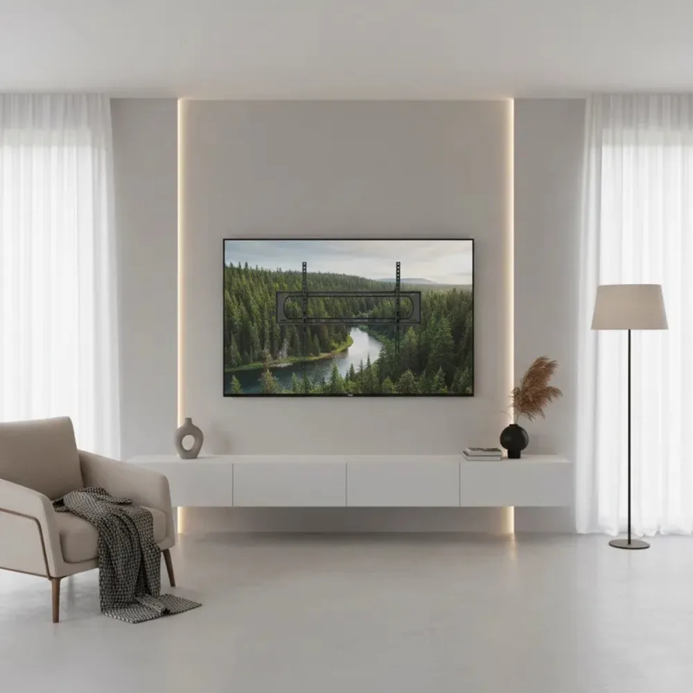 Soporte para TV Grande de Alta Carga INCLINABLE  60" a 120" 120kg  SBRP73-69T  Brasforma